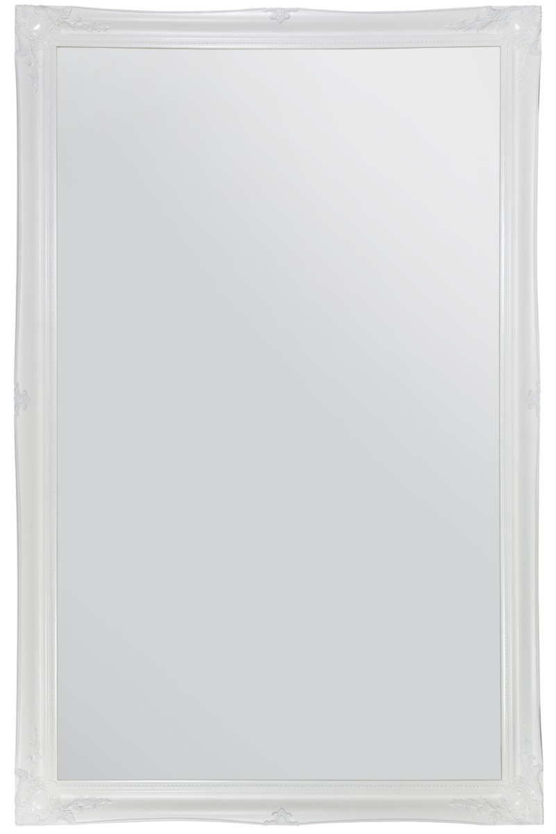 Large White Antique Full Length long Wall Mirror 5Ft6 X 3Ft6 167cm x 106cm 5055781817144 eBay