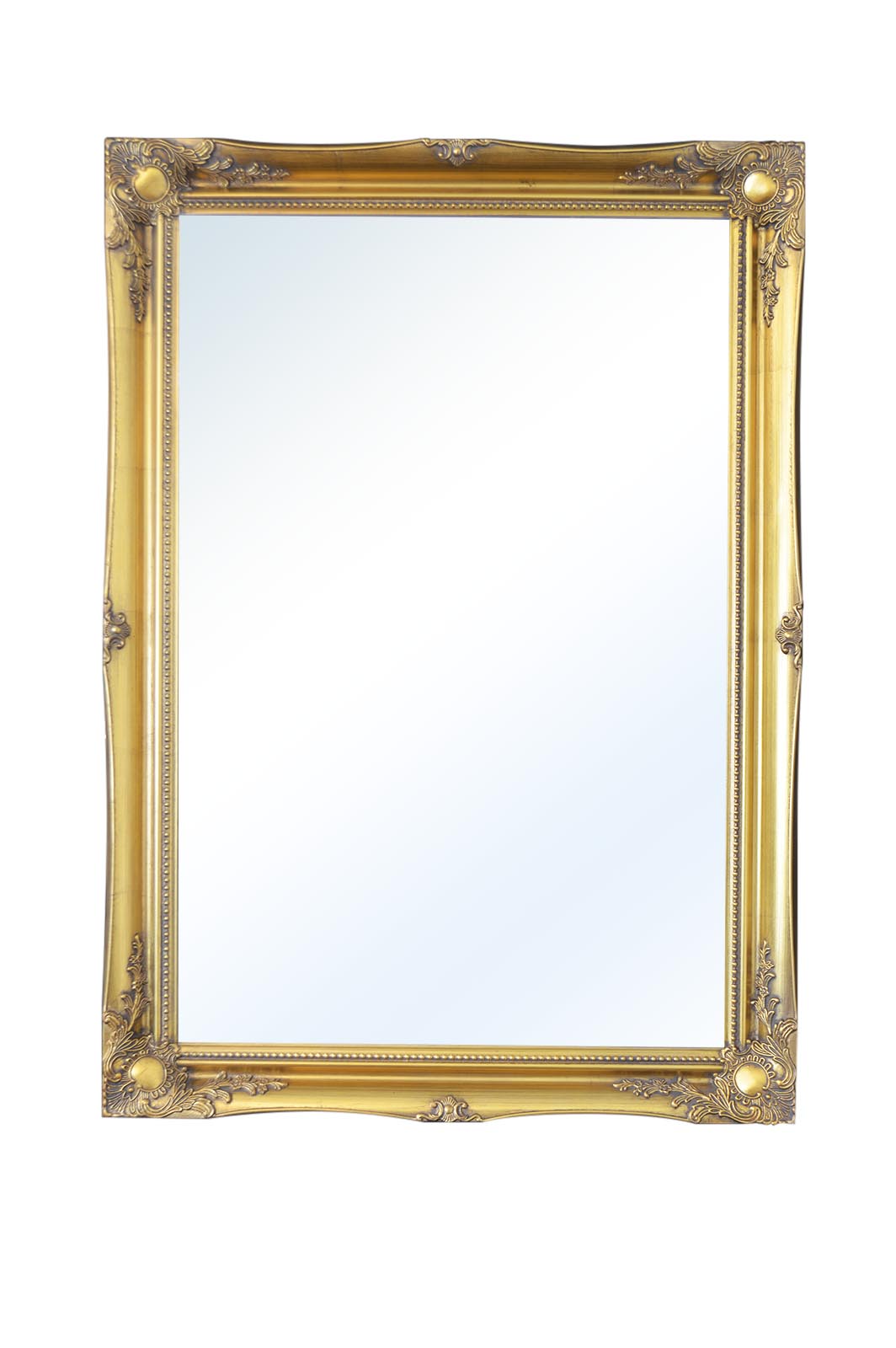 Large Gold Antique Design Ornate Big Wall Mirror 3Ft6 X 2Ft6 106cm X