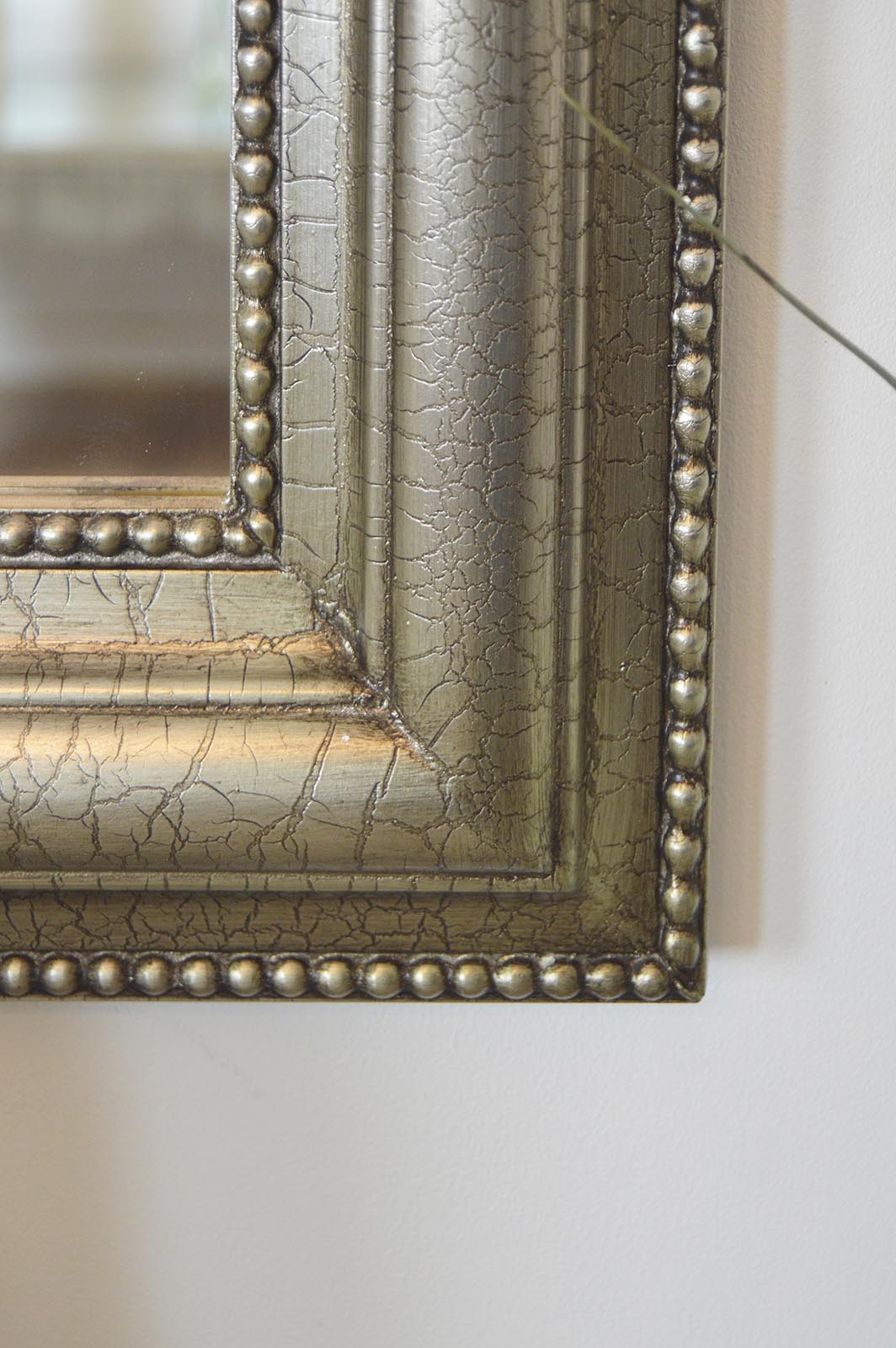 Large Silver Over Mantle Overmantle Big Wall Mirror Bargain 2Ft8 X 2Ft