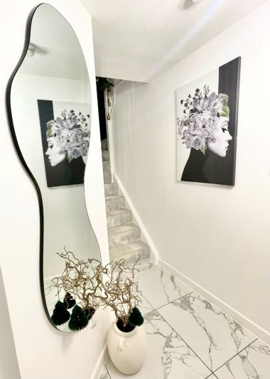 The Lacuna - Frameless Pond Wall Mirror 63" X 24" (160CM X 60CM)