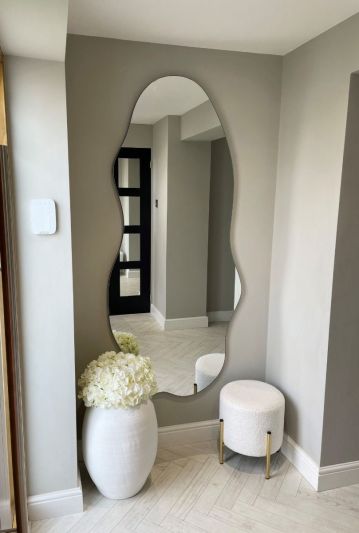 The Lacuna - Frameless Pond Wall Mirror 71" X 32" (180CM X 80CM)