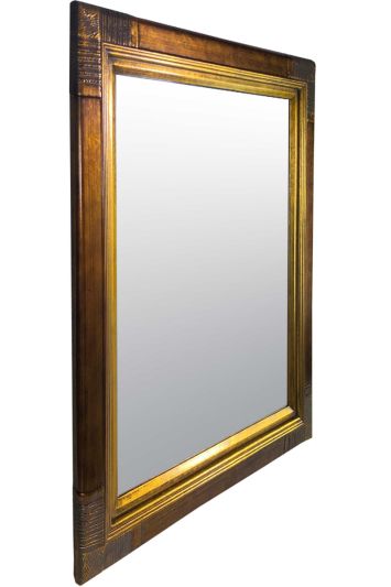 Litchfield Dark Gold Elegant Classic Wall Mirror 3ftX2ft2 915mmX660mm