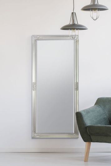 Austen Dark Silver Elegant Full Length Mirror 160 x 73 CM