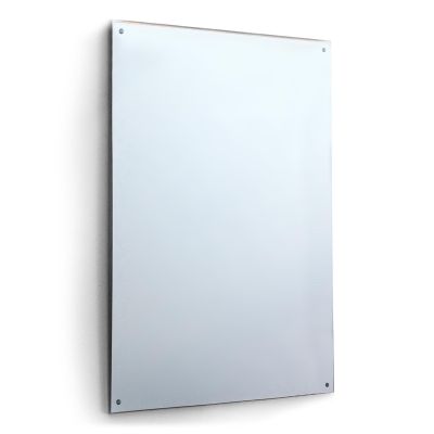 Circuitt Safety Backed 4mm Sheet Mirror Glass Polished Edge 4 Holes 183 x 122 CM