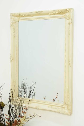 Buxton Ivory Wall Mirror 108 x 78 CM