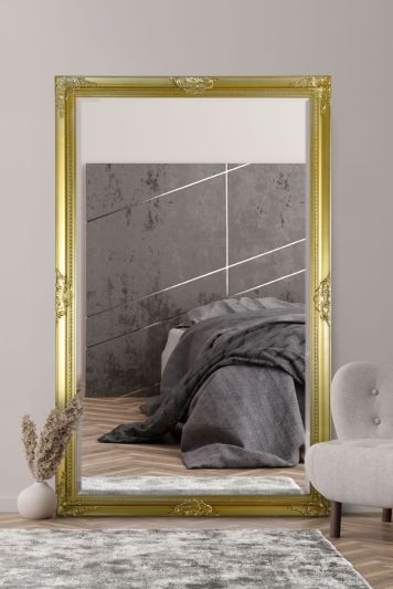 Kingsbury Gold Classic Large Wall Mirror 168 x 107 CM