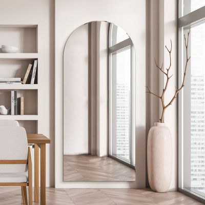 The Arcus - Frameless Arched Leaner/Wall Mirror 74" X 33" (190CM X 85CM)