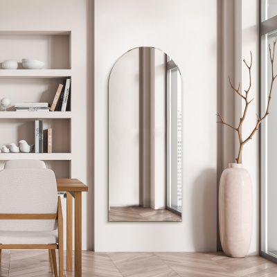 The Arcus - Frameless Arched Leaner/Wall Mirror 63" X 27" (160CM X 70CM)