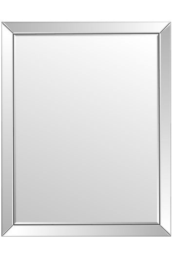 Horsley All Glass Modern Large Wall Mirror 137 x 107 CM