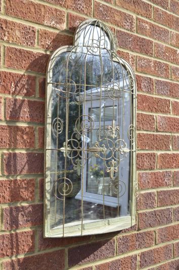 Dorset Shabby Chic Garden Accent Mirror 70 x 40 CM