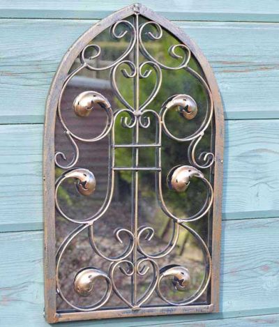 Dorset Arched Garden Accent Mirror 40 x 24 CM