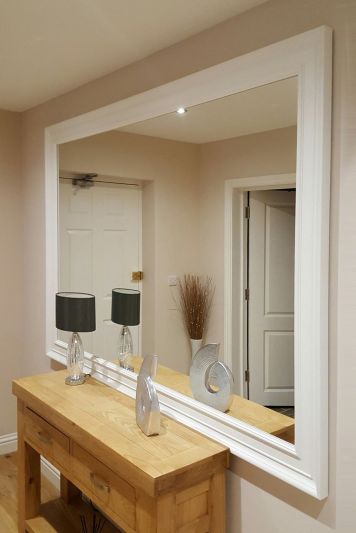Melbury White Extra Large Wall Mirror 206 x 145 CM