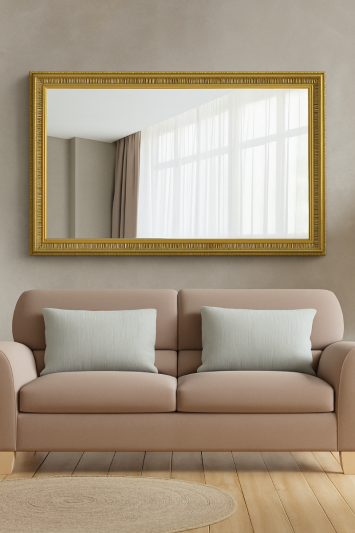 Fenton Vintage Gold Antique Design Large Leaner Mirror 172 x 111 CM