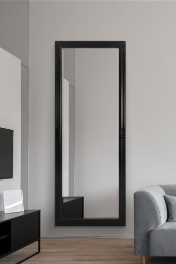 Caspian Black Full Length Mirror 180 x 70 CM