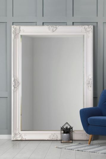 Walton White Extra Large Leaner Mirror 213 x 152 CM