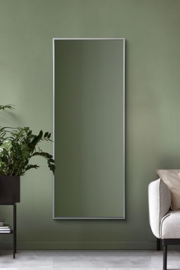 The Artus - Silver Aluminium Edged Wall Mirror 4ft11 X 2ft (150CM X 60CM)