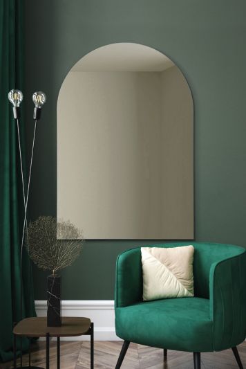 The Arcus - Frameless Arched Wall Mirror 40" X 28" (100CM X 70CM)