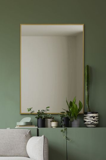 The Artus - Gold Aluminium Edged Wall Mirror 28" X 20" (70CM X 50CM)