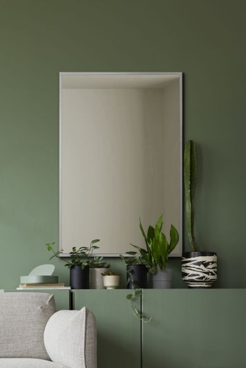 The Artus - Silver Aluminium Edged Wall Mirror 24" X 16" (60CM X 40CM)