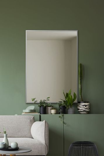 The Artus - Silver Aluminium Edged Wall Mirror 28" X 20" (70CM X 50CM)