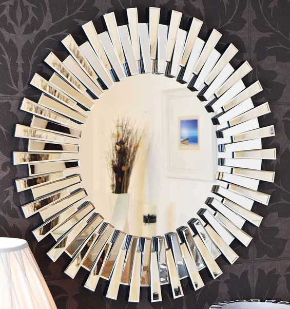 Round Wall Mirror 3ft Or 91cm, Modern Round Mirrors Uk
