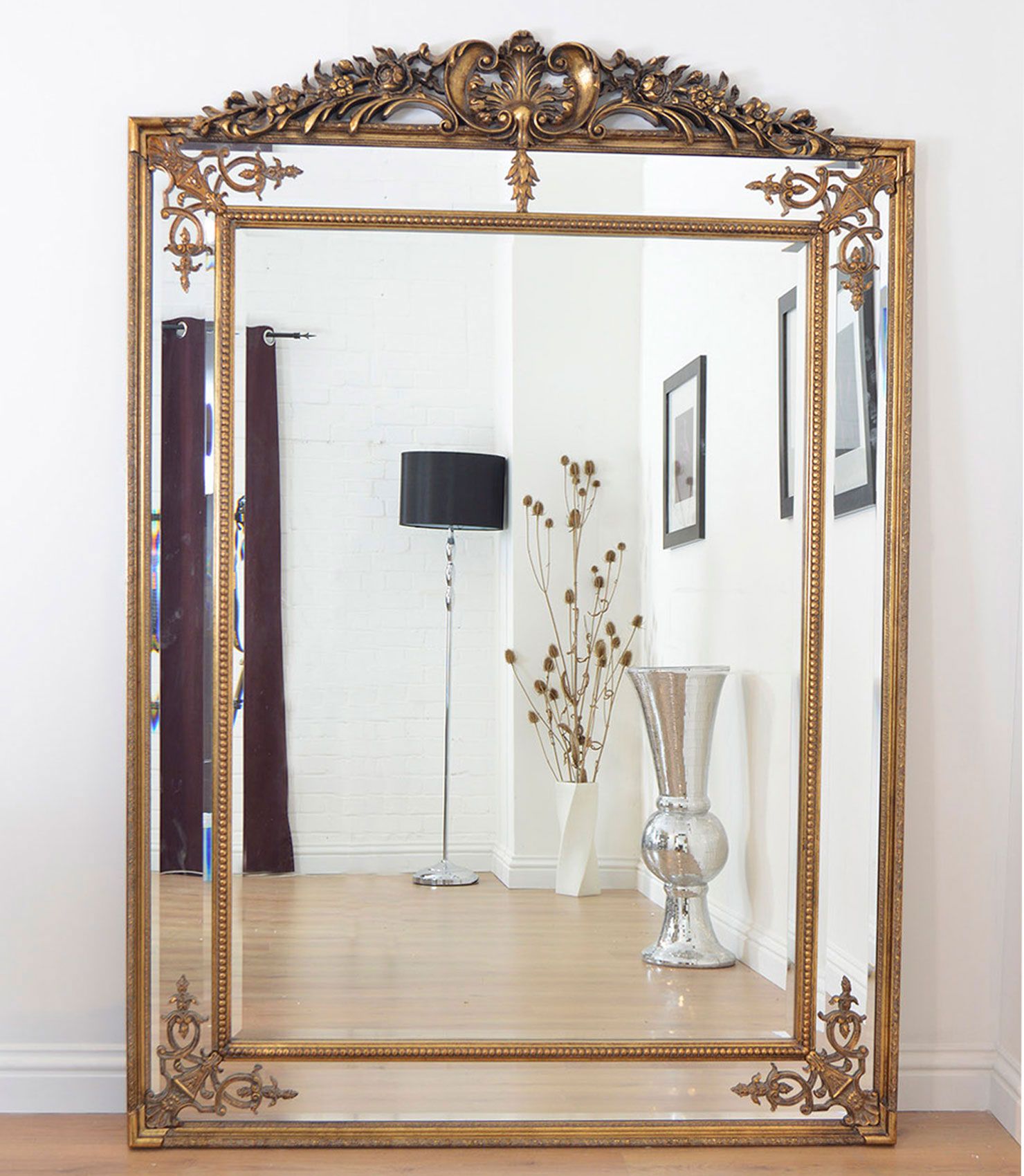 Large Gold Ornate Gilt Antique Wall, How Do You Dispose Of A Large Glass Mirror