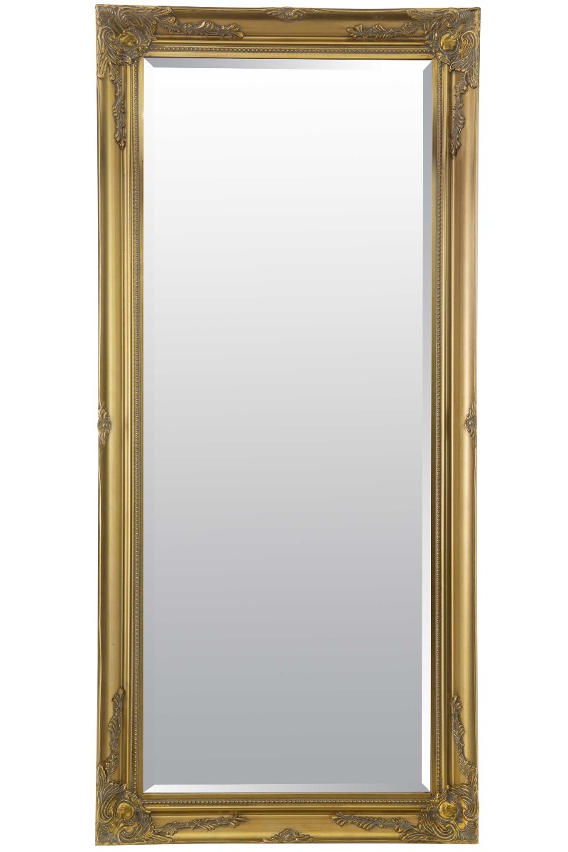 Extra Large Full Length Classic Ornate Styled Gold Mirror 5Ft7 X 2Ft7