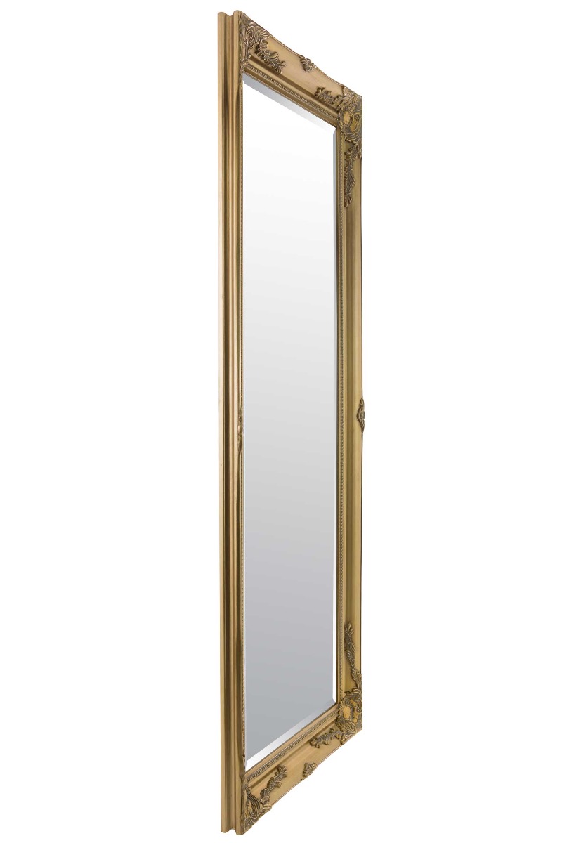 Extra Large Full Length Classic Ornate Styled Gold Mirror 5Ft7 X 2Ft7