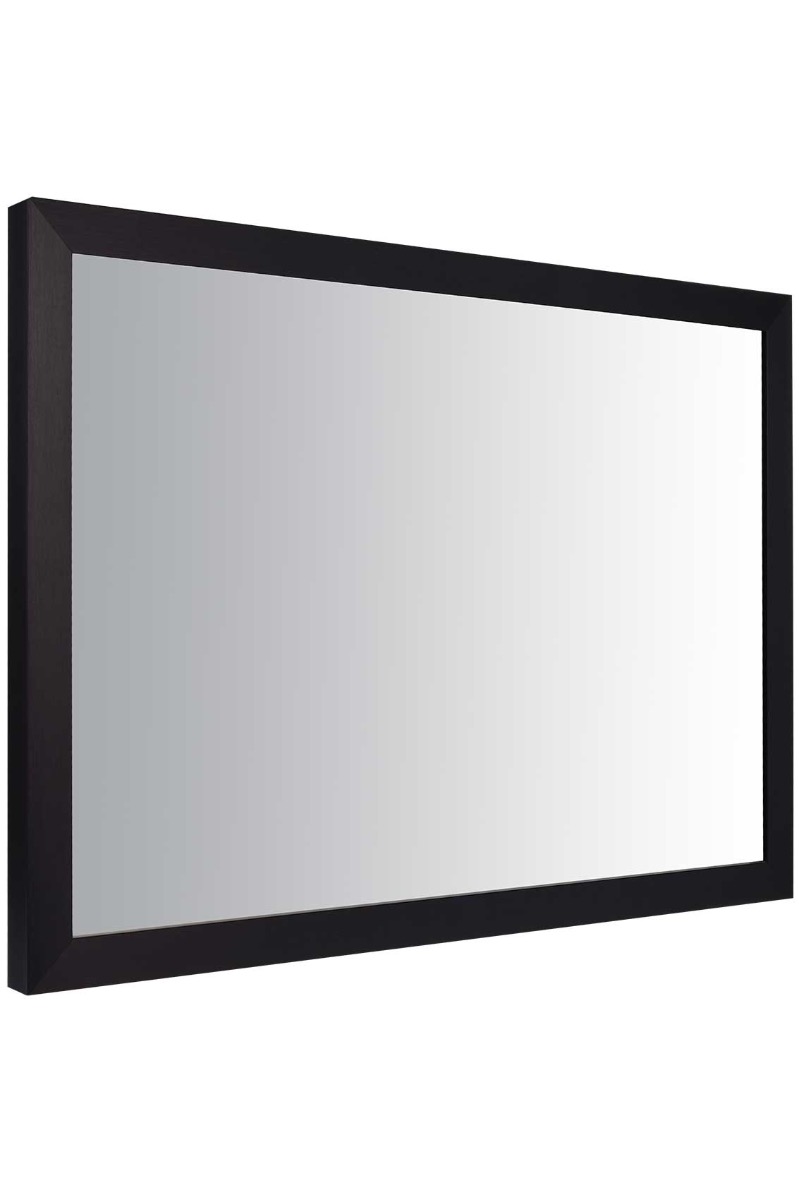 Large Black Framed Modern Contemporary Wall Mirror 2ft8 x 2ft