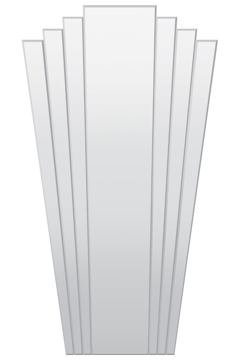 deco fan mirror