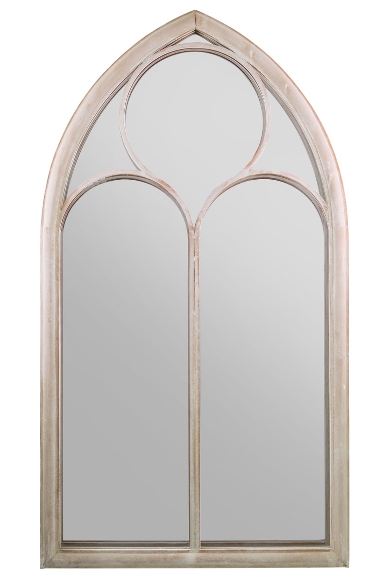 Extra Large Somerley Chapel Arch Large Garden Metal Mirror Outdoor 150