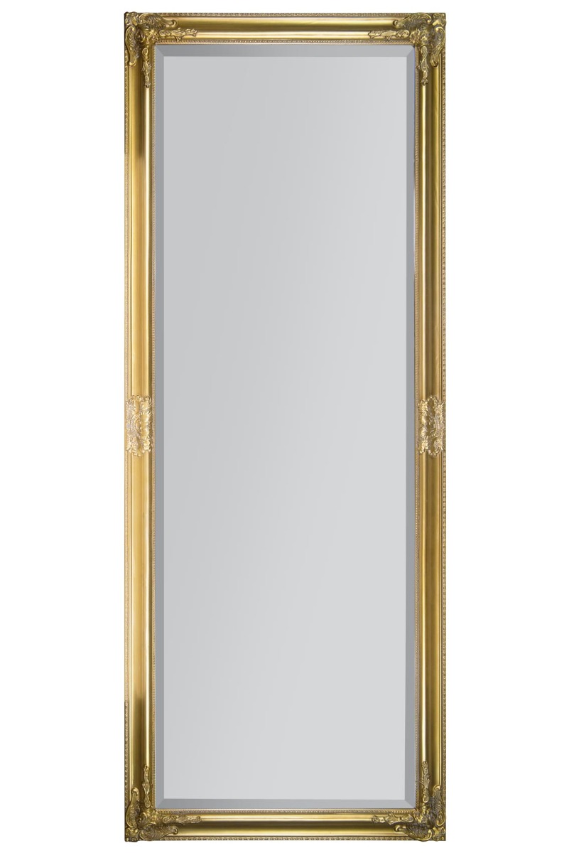 Large Gold Antique Style Wall Mirror 6ft X 2ft4 (180cm X 70cm