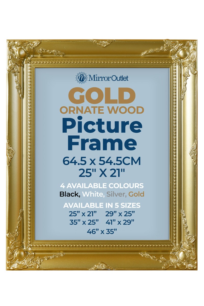 The Antiquitus - Ornate Swept Gold Picture Frame 25