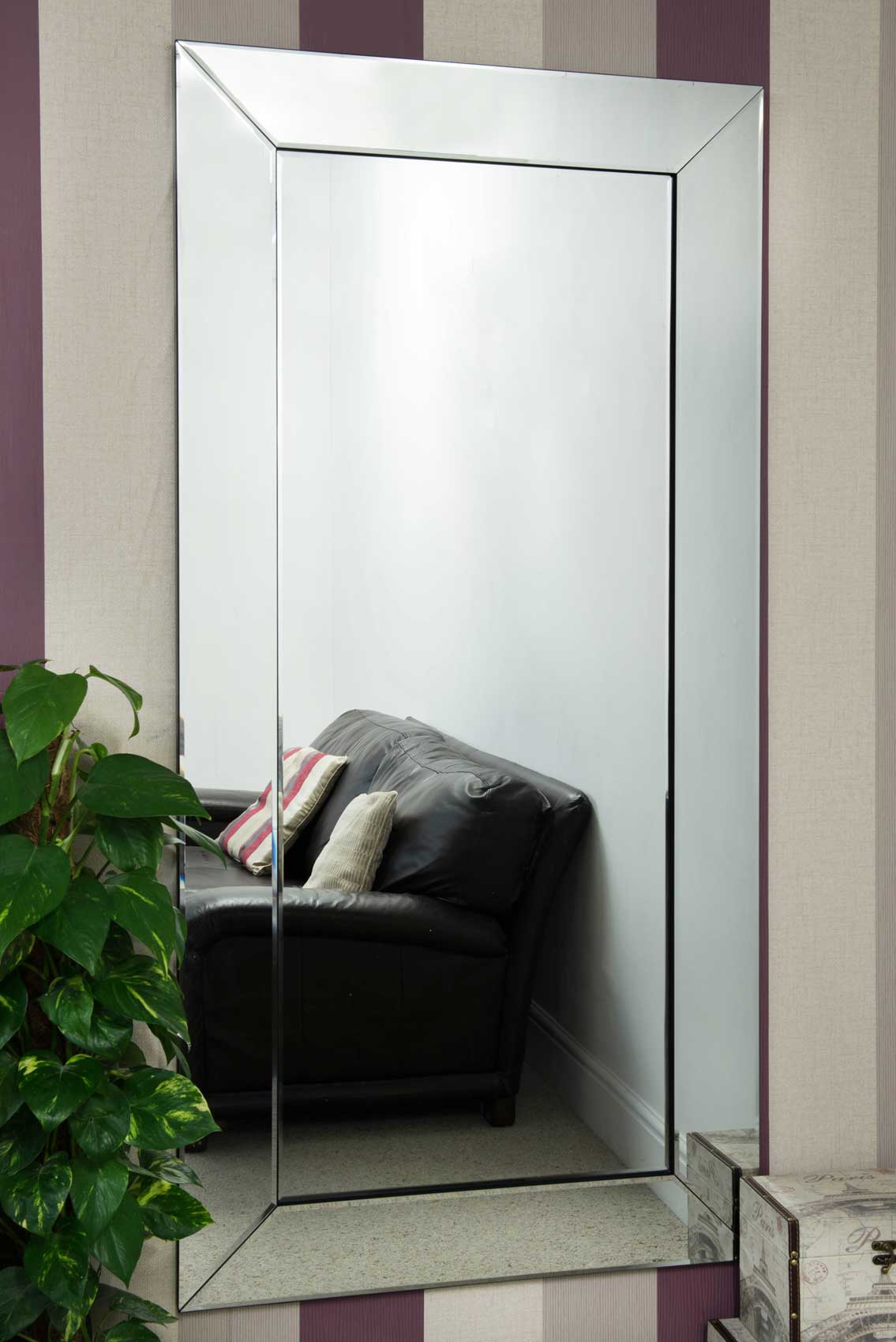 Large Full Length Long Leaner Wall Mirror 5Ft9 X 2F9 174cm x
