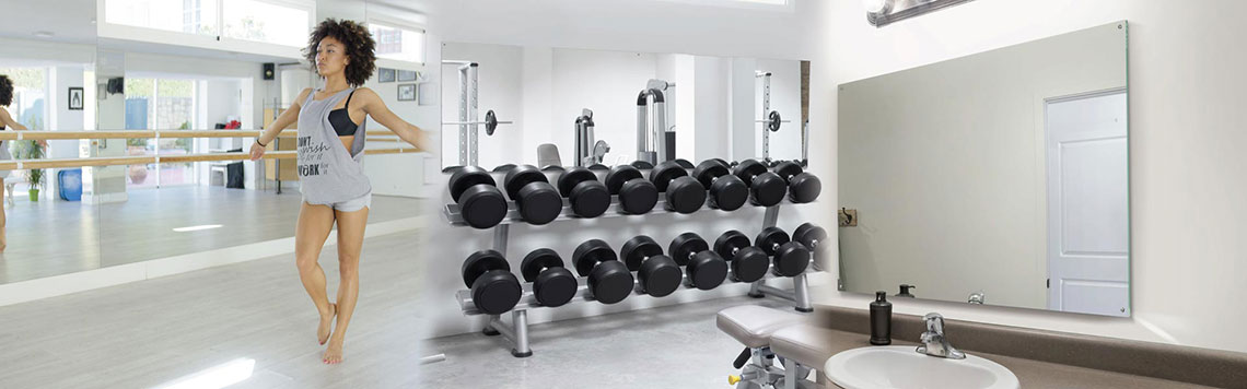 Gym Mirrors Wall Free Uk Delivery - Stick On Wall Mirrors For Gym