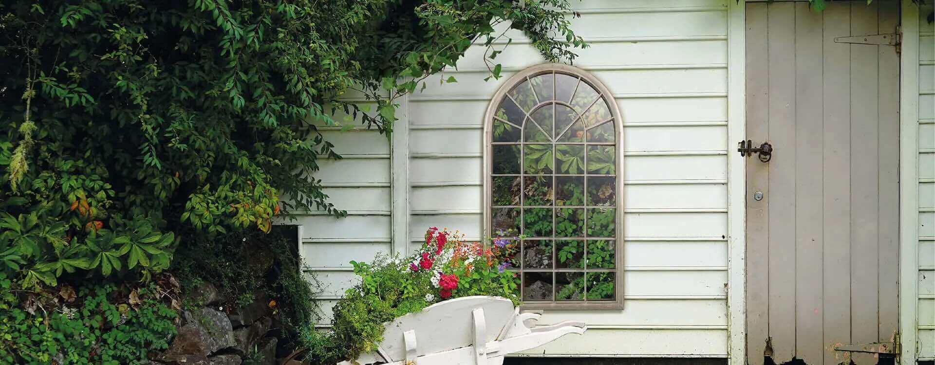 Somerley Country Arch Large Garden Mirror